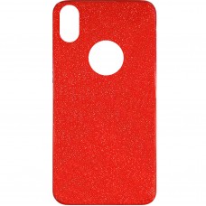Capa para iPhone X e XS - Gliter New Vermelha